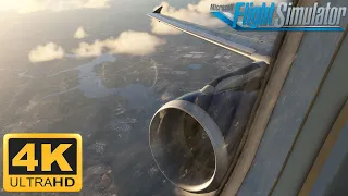 4K Microsoft Flight Simulator 2020 - ULTRA GRAPHICS - FENIX A320 Takeoff from Jacksonville (Florida)