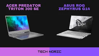 Acer Predator Triton 300 SE vs Asus ROG Zephyrus G14 Spec Comparison