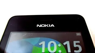 Nokia Asha 501 - двухсимный малыш - видео обзор