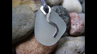 How to drill your beach glass and Create a Beach Glass Pendant.