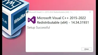 Fixing VirtualBox Error: VirtualBox Needs Microsoft Visual C++ 2019 Redistributable Package