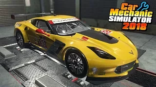 CORVETTE C7R 1000HP Build - Car Mechanic Simulator 2018