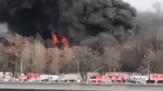 Пожар в "Невской мануфактуре"