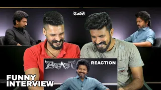 Beast Thalapathy Vijay & Nelson Interview Reaction | Vijay Simplicity | Entertainment Kizhi