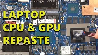 The Benefit of a Laptop CPU & GPU Repaste
