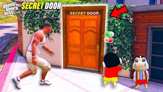 Franklin Opened The Secret Door Of Franklin's House.. In GTA 5 ! | GTA 5 AVENGERS