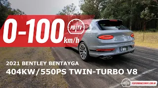 2021 Bentley Bentayga V8 0-100km/h & engine sound