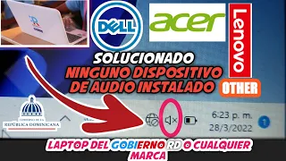 Nuevo Método Ningun Dispositivo De Audio instalado Solución definitiva Para cualquier PC/Laptop 2022