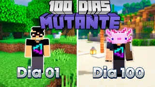 SOBREVIVI 100 DIAS COMO UM MUTANTE NO MINECRAFT