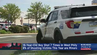 8% Of Shooting Victims In 2022 Are Minors, 16-Year-Old Shot 7 Times In West Philly