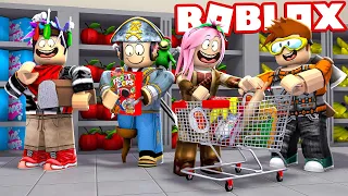 FACCIO LA SPESA AL MARKET CON I MIEI AMICI! - ROBLOX *BLOXBURG*