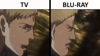 All Attack on Titan S2 TV vs Blu-Ray Differences