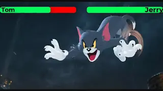 Tom and Jerry 2021 Hotel room Battle with healthbars