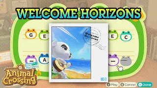 Welcome Horizons : Animal Crossing New Horizons Island Tune