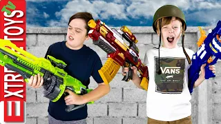 Generic Nerf Blaster Battle! Ethan and Cole Test Off Brand Blasters!