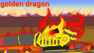 golden dragon - cartoon about tank