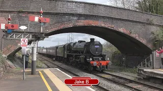 Black Five Bark! 44871 Barks Up The Lickey Incline - The Worcester Steam Express - 06/04/2024