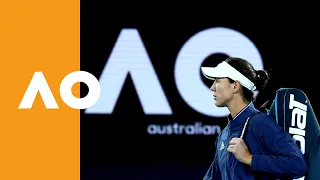 Garbine Muguruza and Sofia Kenin enter Rod Laver Arena | Australian Open 2020 Final