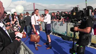 ESCKAZ in Lisbon: Czech Republic dancers on Blue Carpet