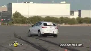 Seat Leon ESC Test 2012 Euro Ncap