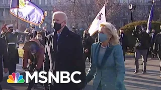 President Joe Biden Walks The Final Portion Of The Inaugural Parade | MSNBC