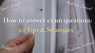 How to answer any question on a test - 20 tips and strategies