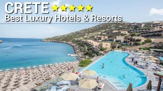 TOP 10 BEST 5 Star Luxury Hotels And Resorts In CRETE , GREECE  | Part 1