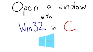 Open a Window in C with Win32