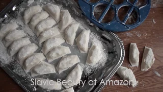 Varenyky vareniki pierogy Mold Ukrainian Filled Dumplings|SlavicBeauty® Amazon Recipe in description