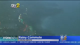 Cold Storm Drops Rain On Southern California