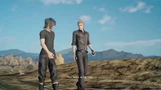 FINAL FANTASY XV Noctis Helps Ignis Cooking