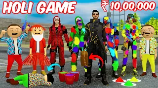 Gulli Bulli Holi Game Part-1  | Holi Challenge | Free fire | Gulli Bulli | Make Joke Haunted