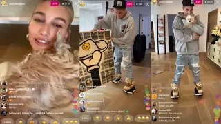 Justin Bieber and Hailey Bieber Live On Instagram Live | October 6th, 2019