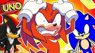 Knuckles Plays: "UNO" (w/Sonic & Shadow) *RAGE WARNING!*