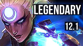 DIANA vs XERATH (MID) | 17/1/7, 73% winrate, 8 solo kills, Legendary | BR Diamond | 12.1