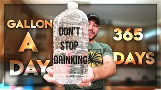 What Happened When I Drank A Gallon Of Water Every day For A Year (Amazing Health Benefits)