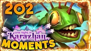 Hearthstone Karazhan Daily Funny and Lucky Moments Ep. 202 | Luckiest Prediction Everrr!!!