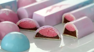 Raspberry Hot Chocolate Filling | Raspberry Marshmallow and Milk Chocolate Ganache