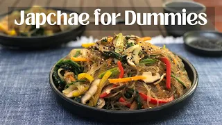 Easy Japchae Recipe (Glass Noodles Stir Fried With Vegetables)