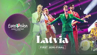 Citi Zēni - Eat Your Salad - LIVE - Latvia 🇱🇻 - First Semi-Final - Eurovision 2022