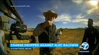 DA drops gun enhancement charge against Alec Baldwin in 'Rust' shooting