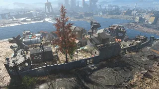 Fallout 4 settlement build: Nordhagen Beach tour (PC with All DLC, Plus Mods)