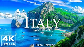 Italy 4K • Scenic Relaxation Film With Peaceful Relaxing Music And Landscapes Video Ultra HD