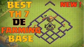 Clash of Clans Insane TH7 Dark Elixir (DE) Farming Base 2017 !! | Never Lose Dark Elixir | TESTED!!