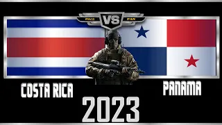 Costa Rica VS Panamá : PODER MILITAR COMPARACIÓN - Ejército 2023 | Panama Military Power Comparison