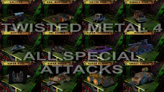 Twisted Metal 4 - All Special Attacks