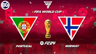 FC 24 Portugal vs Norway | Cristiano vs Haaland | FIFA World Cup Final - Gameplay PS5 60fps HD