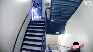 VIDEO: Surveillance shows minor leaguer hitting fiancée in stadium stairwell