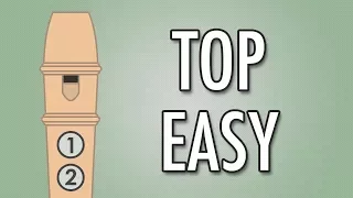 TOP 10 VERY EASY Recorder Songs for Beginners