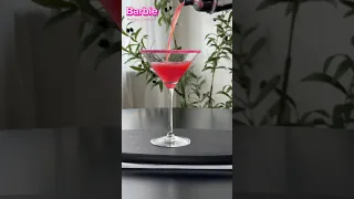 Barbie Malibu Pink Cocktail 🩷  #cocktail #barbie #drinks